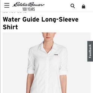 Eddie Bauer Woman’s Water Guide Long-Sleeve Shirt